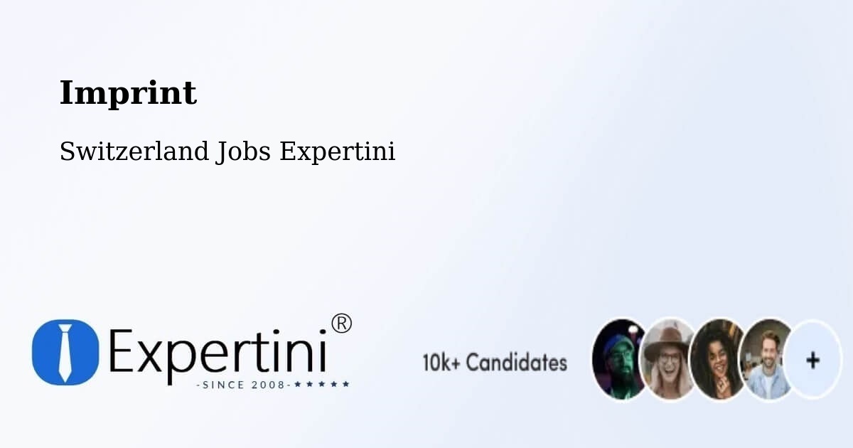 Imprint – Wichtrach - Switzerland Jobs Expertini